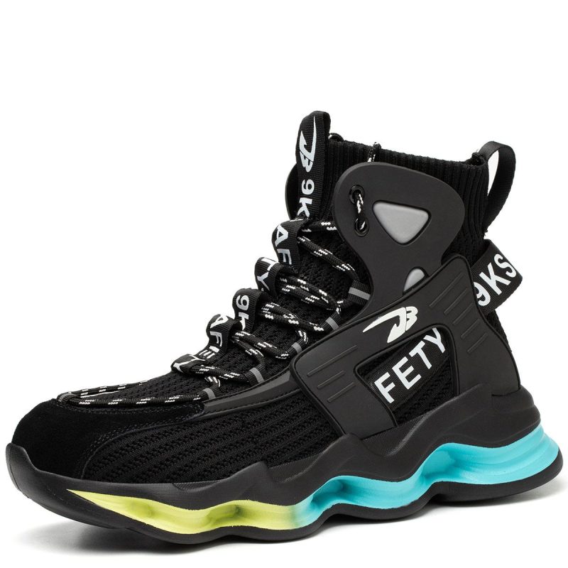 NACKINg Sicherheitsschuhe Mit Stahlkappe - Leichte Arbeitsschuhe Mit Drehknopf (Herren & Damen)